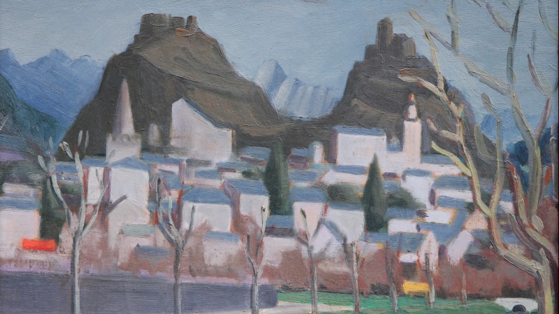 Joseph GAUTSCHI (1900-1977) - Vue de Sion