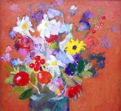 Alphonse LANOË (1926-2009) - Bouquet d'octobre, 1989