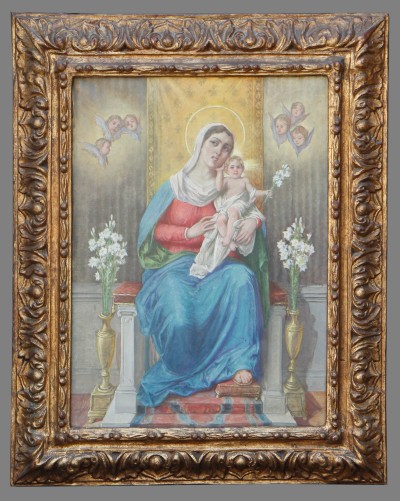 Antonio de GRADA (1858-1938) - Vierge à l'Enfant, 1929