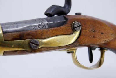 Pistolet d'ordonnance modèle 1842 - Fabrication belge pour le canton de Vaud, milieu du XIXe