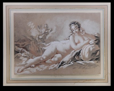 Louis Marin BONNET d'après François BOUCHER - Le Repos de Vénus, 2e état, vers 1775