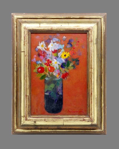 Alphonse LANOË (1926-2009) - Bouquet d'octobre, 1989