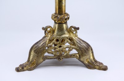 Garniture d'autel par Poussielgue-Rusand - style néo-roman, Paris vers 1860-1880