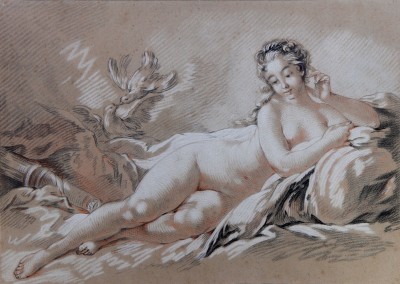 Louis Marin BONNET d'après François BOUCHER - Le Repos de Vénus, 2e état, vers 1775