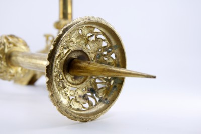 Garniture d'autel par Poussielgue-Rusand - style néo-roman, Paris vers 1860-1880