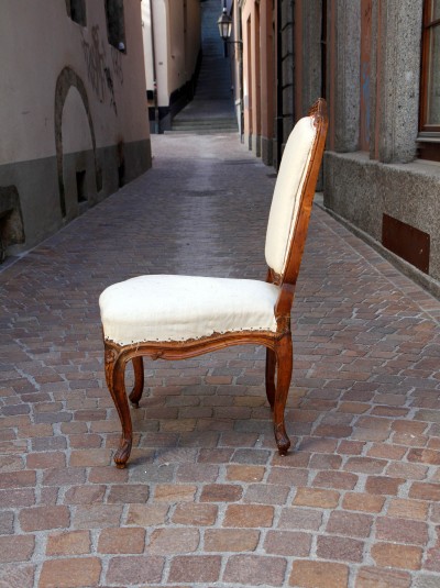 Chaise à la Reine de style Régence, d'époque Louis XV - Estampille de Falconet