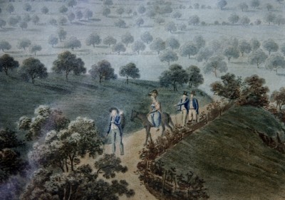 Jakob Samuel Weibel (1771-1846) - Aquatinte aquarellée, vers 1820