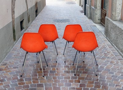 Chaises DSX Charles & Ray Eames pour Herman Miller - Suite de 4, 1960s