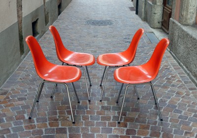 Chaises DSX Charles & Ray Eames pour Herman Miller - Suite de 4, 1960s